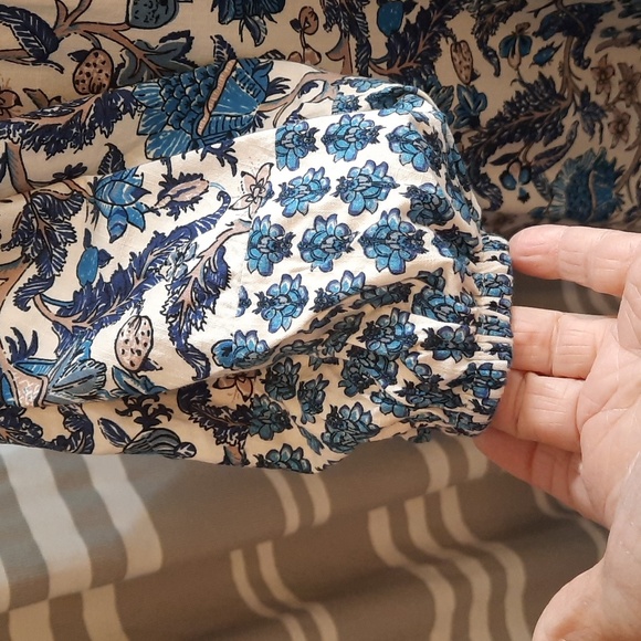 Knox Rose Blue and White Floral Dress Size XXL - Picture 4 of 7